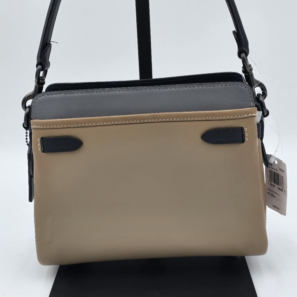 💥NWT💥Coach Glovetanned Leather Tate Carryall in Colorblock - Picture 3 of 16